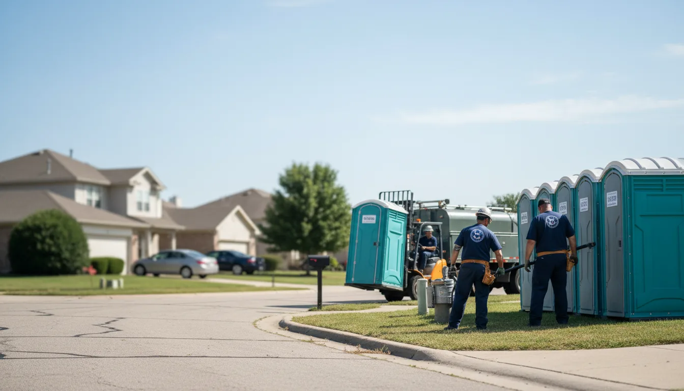 Porta Potty Rental in New Edinburg, AR near me